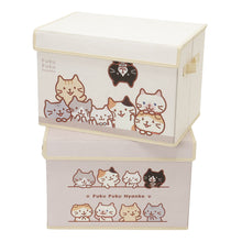 ふくふくにゃんこ 不織布収納ボックス