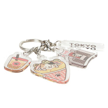 【WEB限定】ふくふくにゃんこ ご当地4連アクリルキーホルダー