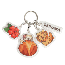 【WEB限定】ふくふくにゃんこ ご当地4連アクリルキーホルダー