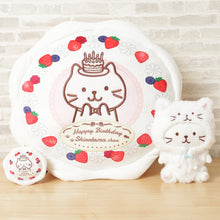 ふくふくにゃんこ ケーキマスコットチャーム(しろたまちゃん)