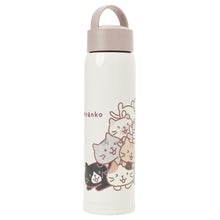 ふくふくにゃんこ むぎゅっとにゃんこハンドル付きステンレスボトル500ml