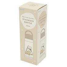 ふくふくにゃんこ むぎゅっとにゃんこハンドル付きステンレスボトル350ml