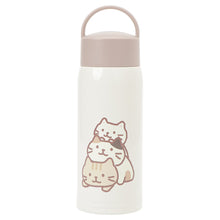 ふくふくにゃんこ むぎゅっとにゃんこハンドル付きステンレスボトル350ml