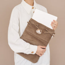 ふくふくにゃんこ コーデュロイパソコンケース