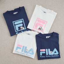 FILA×ふくふくにゃんこ ボックスTシャツ