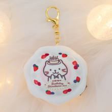 ふくふくにゃんこ ケーキマスコットチャーム(しろたまちゃん)