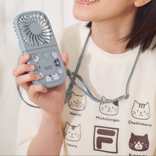 ふくふくにゃんこ ハンズフリー5WAYスリムファン