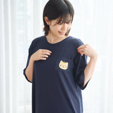 ふくふくにゃんこ とろみ冷感ワンピース