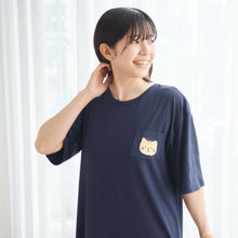 ふくふくにゃんこ とろみ冷感ワンピース