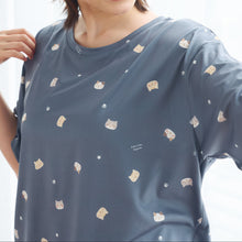 ふくふくにゃんこ やわらか涼感Tシャツ