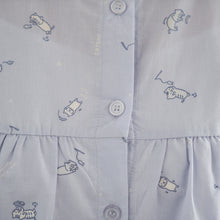 ふくふくにゃんこ  シーチング半袖パジャマ