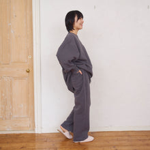 ふくふくにゃんこ プリントスウェットストレートパンツ