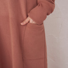 ふくふくにゃんこ プリントスウェットワンピース