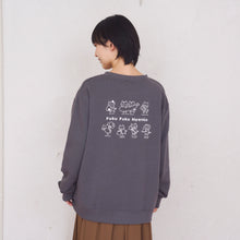 ふくふくにゃんこ プリントスウェットトレーナー