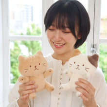 ふくふくにゃんこ  POSEIES(ポージーズ)  自由にポーズが楽しめる癒し系ぬいぐるみマスコット