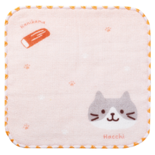 ふくふくにゃんこ コットンミニタオル【ガチャガチャ販売】