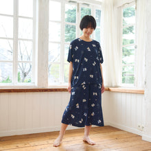 ふくふくにゃんこ ひんにゃり七分丈パンツM