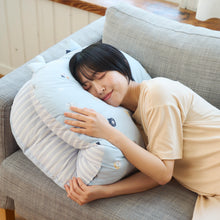 ふくふくにゃんこ 接触冷感 ひんやり コットン ごろ寝 クッション
