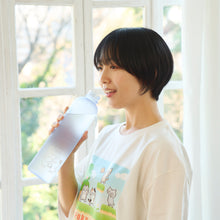ふくふくにゃんこ くすみカラー ウォーター ボトル 1000ml