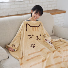 ふくふくにゃんこ 着るにゃんケット 着る毛布 ブランケット 【2026_秋冬】