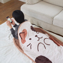 ふくふくにゃんこ ミケのぱっくんケット 着る毛布 【2026_秋冬】