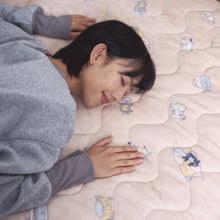 【予約商品】 ふくふくにゃんこ フランネル敷パッドダブル dreamy ねむねむにゃんこ 【2026_秋冬】