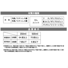 ふくふくにゃんこ ラテピンク ワンタッチ ステンレス ボトル 500ml