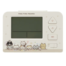 ふくふくにゃんこ 電波クロック