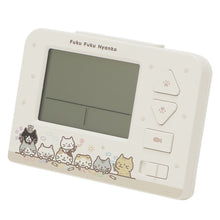 ふくふくにゃんこ 電波クロック