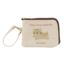 ふくふくにゃんこ KITTENリール付きパスケース