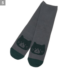 ふくふくにゃんこ シンプルクルーソックス