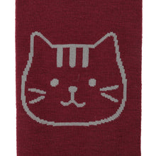 ふくふくにゃんこ シンプルクルーソックス