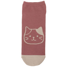 ふくふくにゃんこ シンプルスニーカーソックス