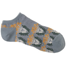 ふくふくにゃんこ 花柄スニーカーソックス