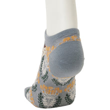 ふくふくにゃんこ 花柄スニーカーソックス