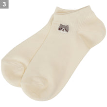 ふくふくにゃんこ リブショートソックス