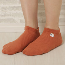 ふくふくにゃんこ リブショートソックス