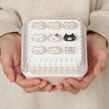 ふくふくにゃんこ フェイス2段ランチボックス