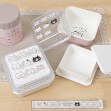 ふくふくにゃんこ フェイス2段ランチボックス