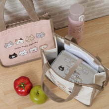 ふくふくにゃんこ フェイス1段ランチボックス