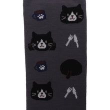 ふくふくにゃんこ 総柄スニーカーソックス