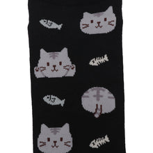 ふくふくにゃんこ 総柄スニーカーソックス