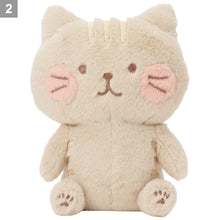 ふくふくにゃんこ ほっぺおすわりマスコット(ミケ・チャチャ・ハッチ)