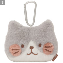 ふくふくにゃんこ ほっぺフェイスポーチ(ミケ・チャチャ・ハッチ)