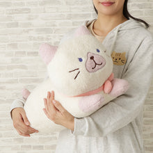 ふくふくにゃんこ ぽわぽわねそべりクッション