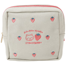 ふくふくにゃんこ いちごボックスポーチ