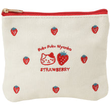 ふくふくにゃんこ いちごティッシュポーチ