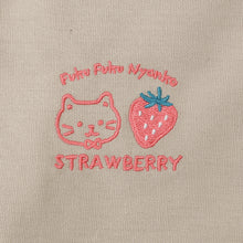 ふくふくにゃんこ いちご巾着ポーチ