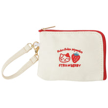 ふくふくにゃんこ いちごリール付きパスケース