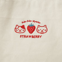 ふくふくにゃんこ いちごトートバッグ